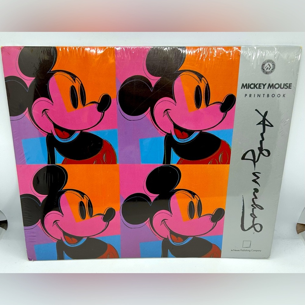 Mickey Mouse Portfolio of 6 Works by Andy Warhol, Sealed/Unopened.